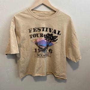 Oversized Cropped Top Sz Lrg.